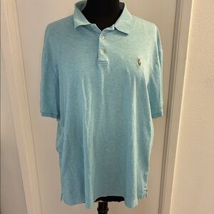 Polo by Ralph Lauren Men's Sky Blue Polo Shirt XL
